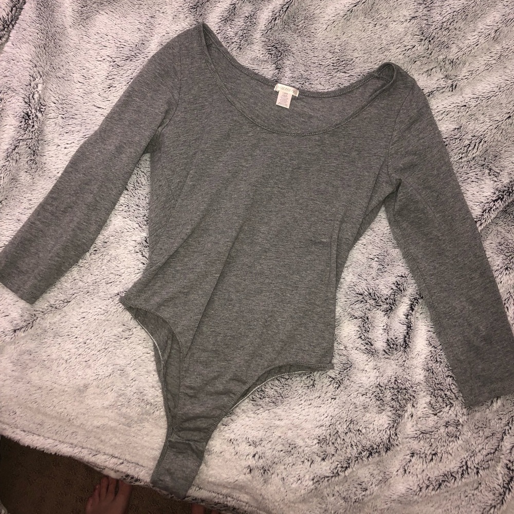 Gray Body Suit